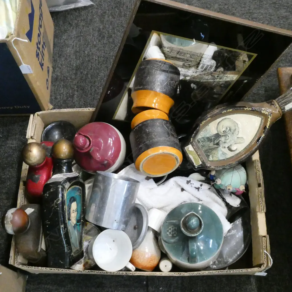 ASST. CERAMICS; DECANTERS ETC Image 1++