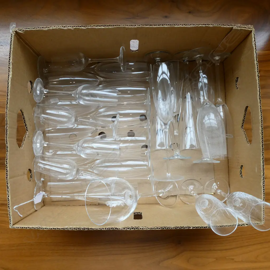 ASST. FLUTES;  VILLEROY & BOCH,  ZWIESEL, etc Image 1++
