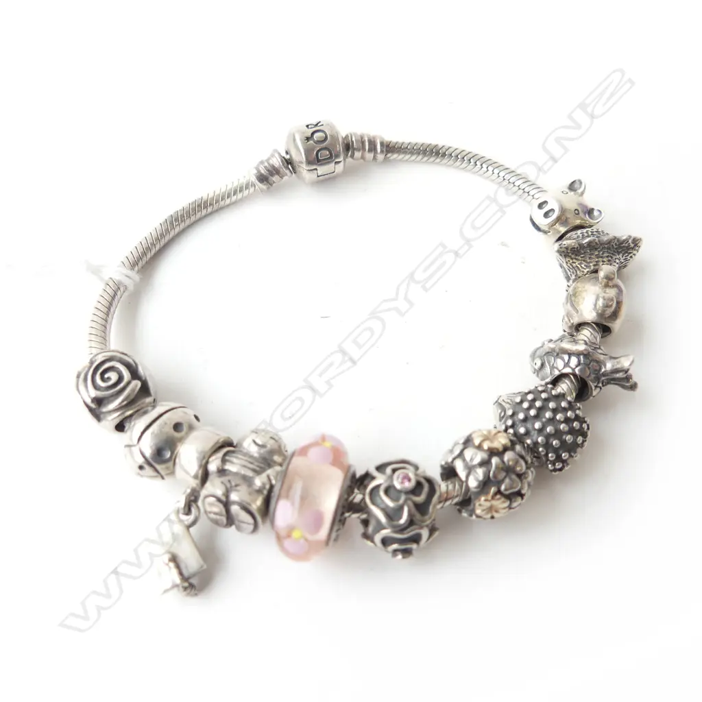 STG PANDORA BRACELET + CHARMS Image 1++