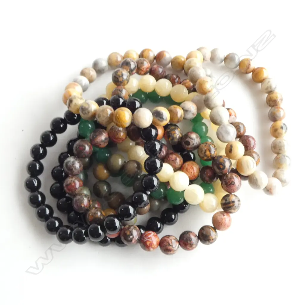 9 STONE BEAD BRACELETS Image 1++