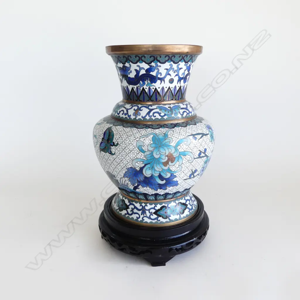 CLOISONNE VASE H.310mm Image 1++