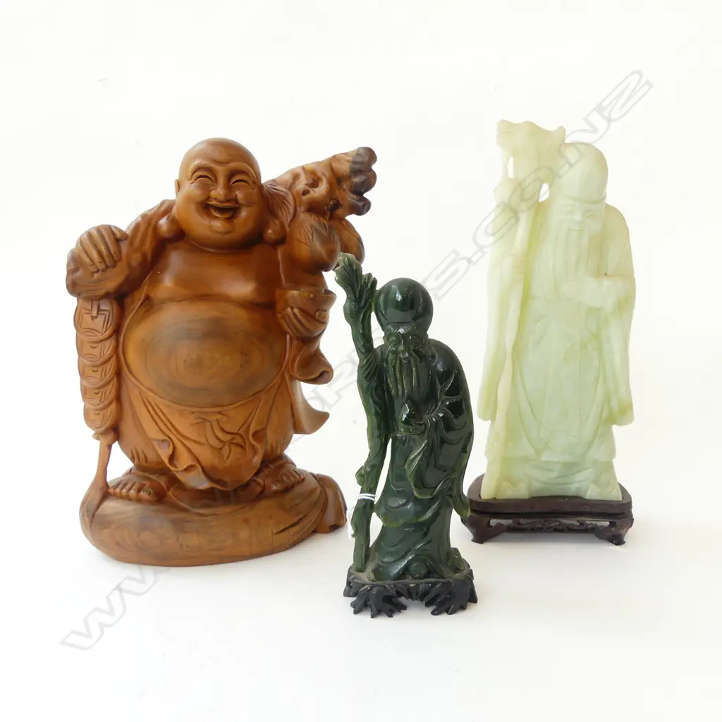 3 ORIENTAL FIGURES H.265mm Image 1++