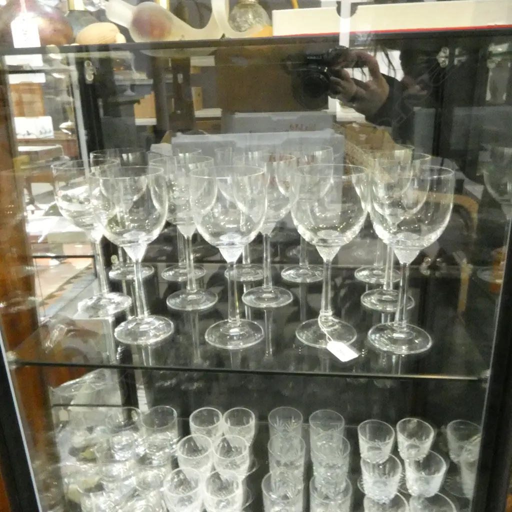 13 VILLEROY & BOCH CRYSTAL WINE GLASSES H.205mm Image 1++