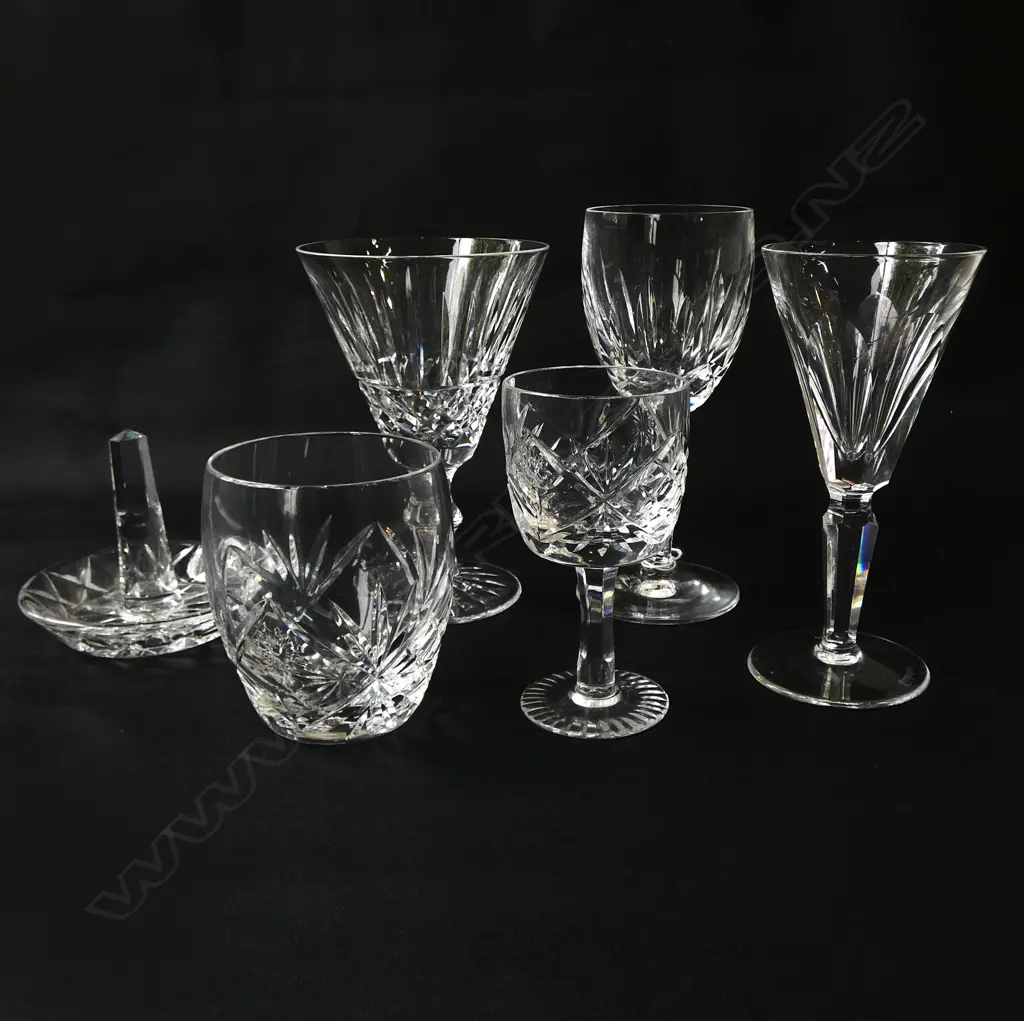 3 PCES WATERFORD CRYSTAL w. 3 OTHERS Image 1++
