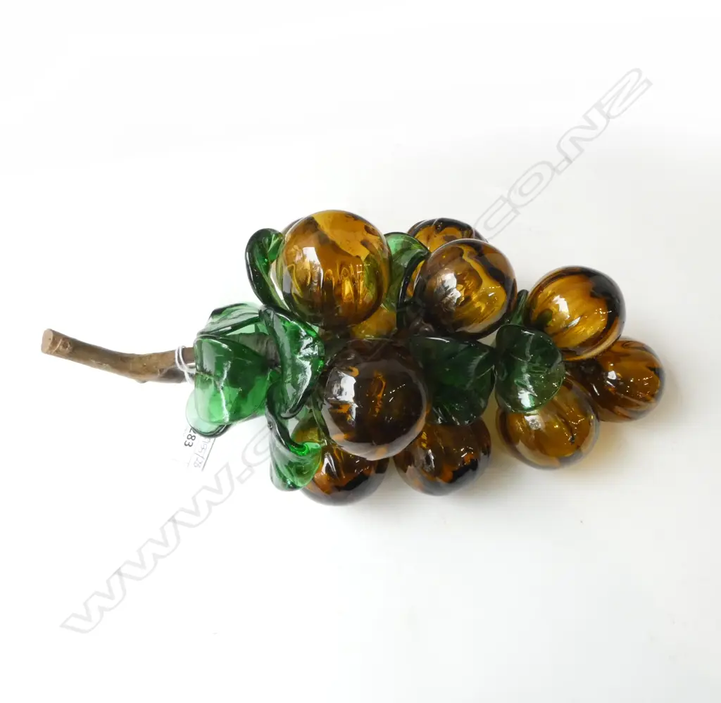 ART GLASS BUNCH OF GRAPES L.350mm Image 1++