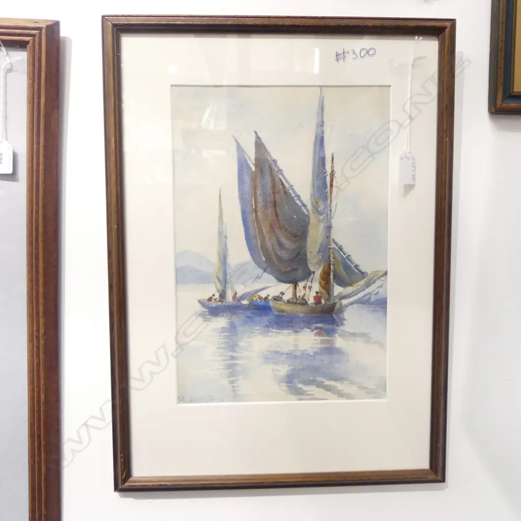 2 W/C BY W. SUTHERS & M. DAINTRIM w. OTHER ARTIST UNKNOWN, 340x230mm Image 1++