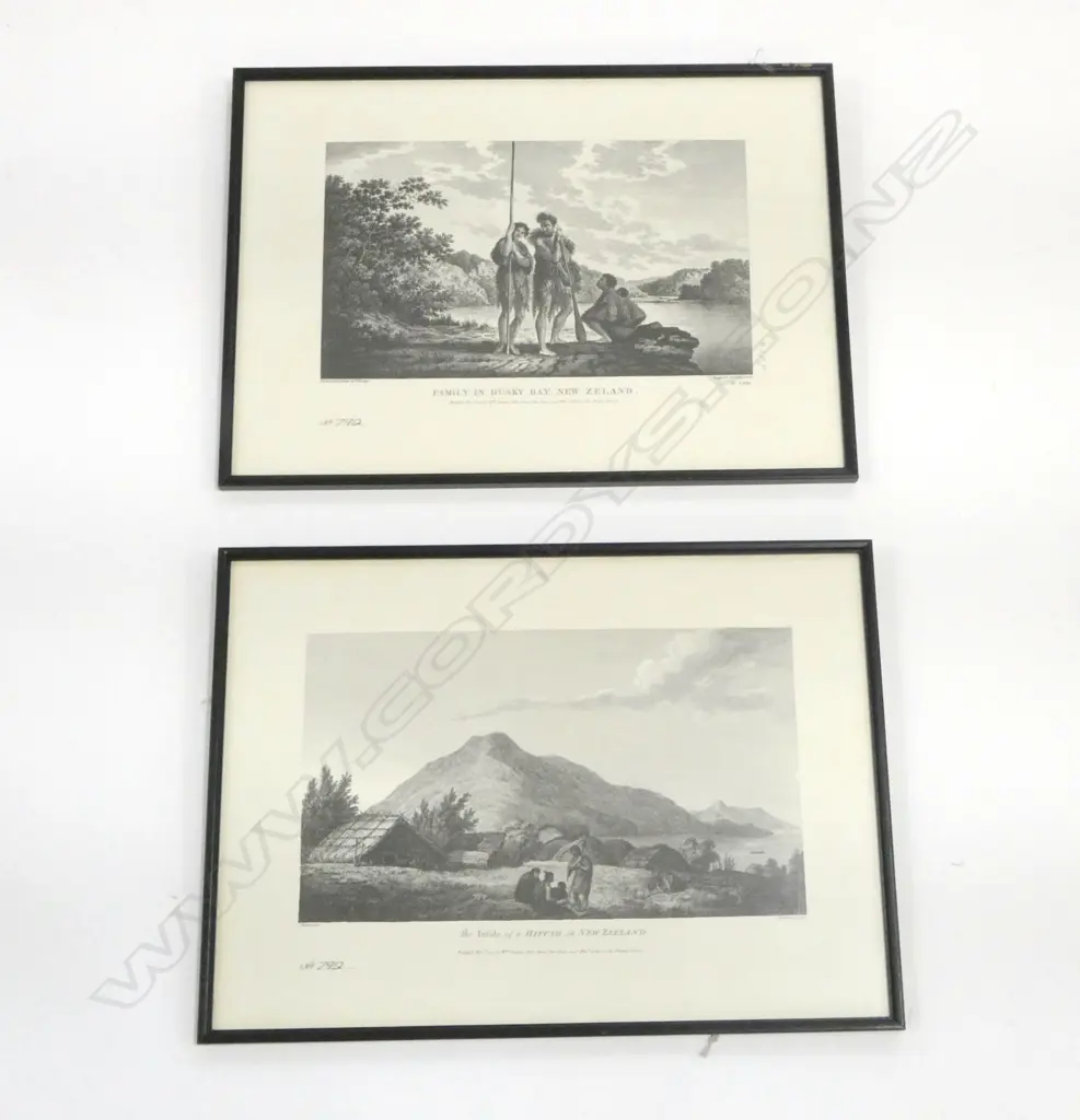 2 NZ LITHOGRAPHS/ENGRAVINGS 350X490MM Image 1++