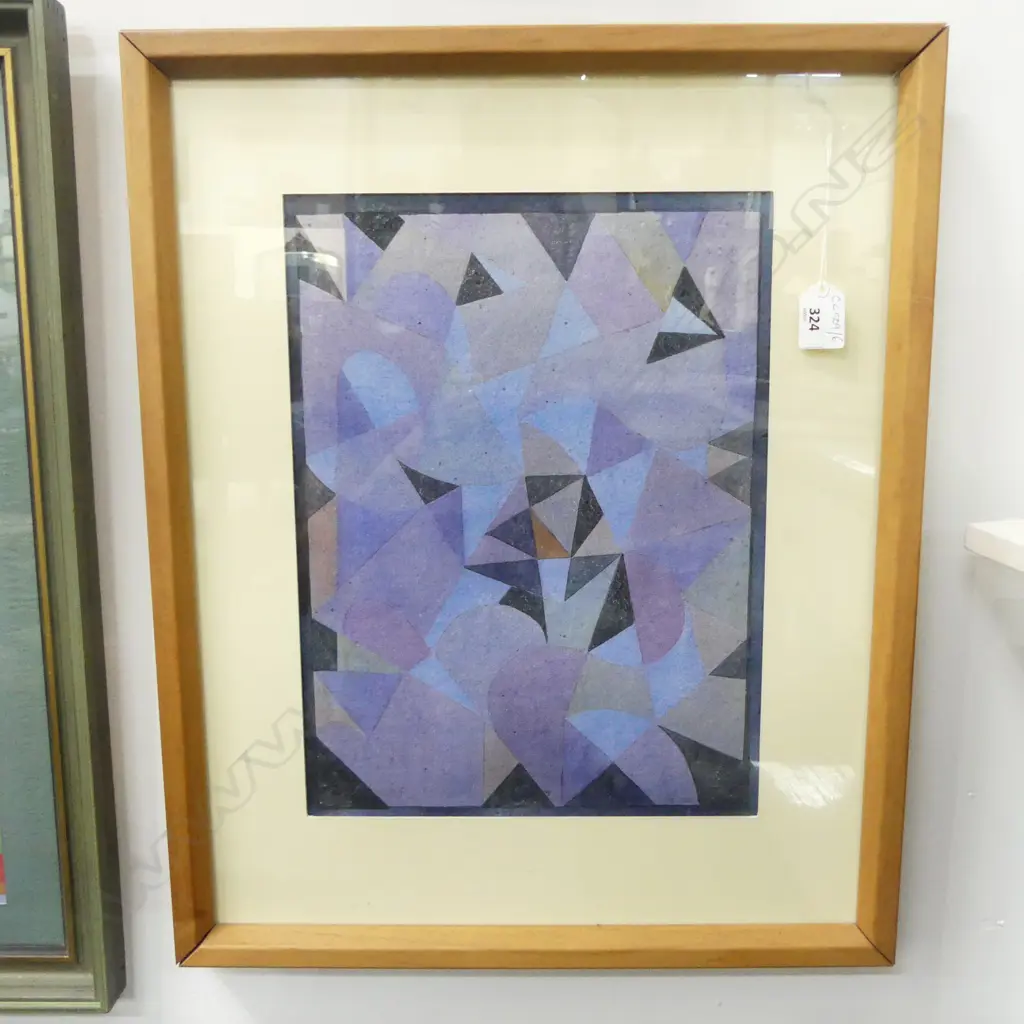 GEOFF FAIRBURN ABSTRACT WC, SIGNED & DATED 360x270mm Image 1++