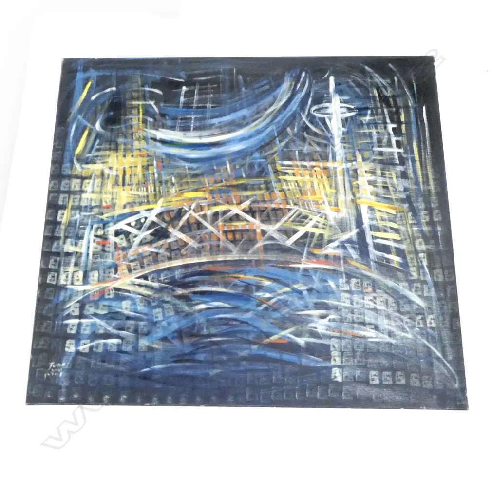 AUCKLAND OIL ON CANVAS 910MMX1010MM Image 1++