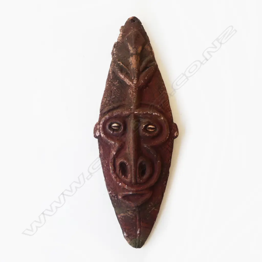 PNG TRIBAL POTTERY MASK H.410mm Image 1++
