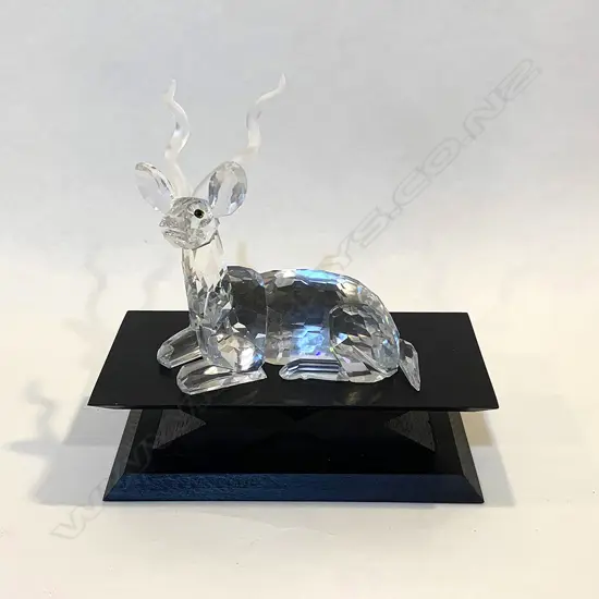 SWOROVSKI CRYSTAL 'INSPIRATION AFRICAN' KUDU (1994) W.150mm 