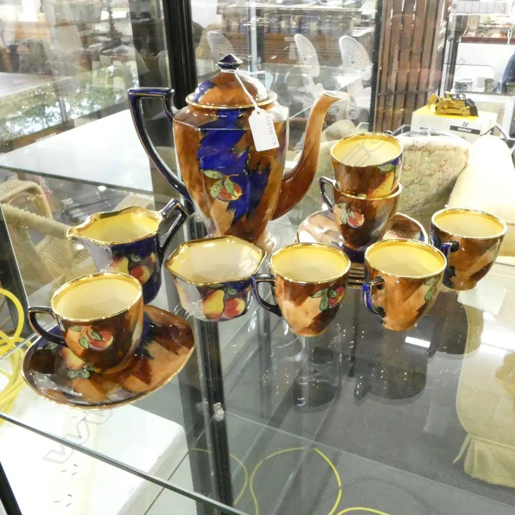 TUNSTALL CHINA FRUIT PAT COFFEE SET  COFFEE POT HIEGHT 200MM Image 1++