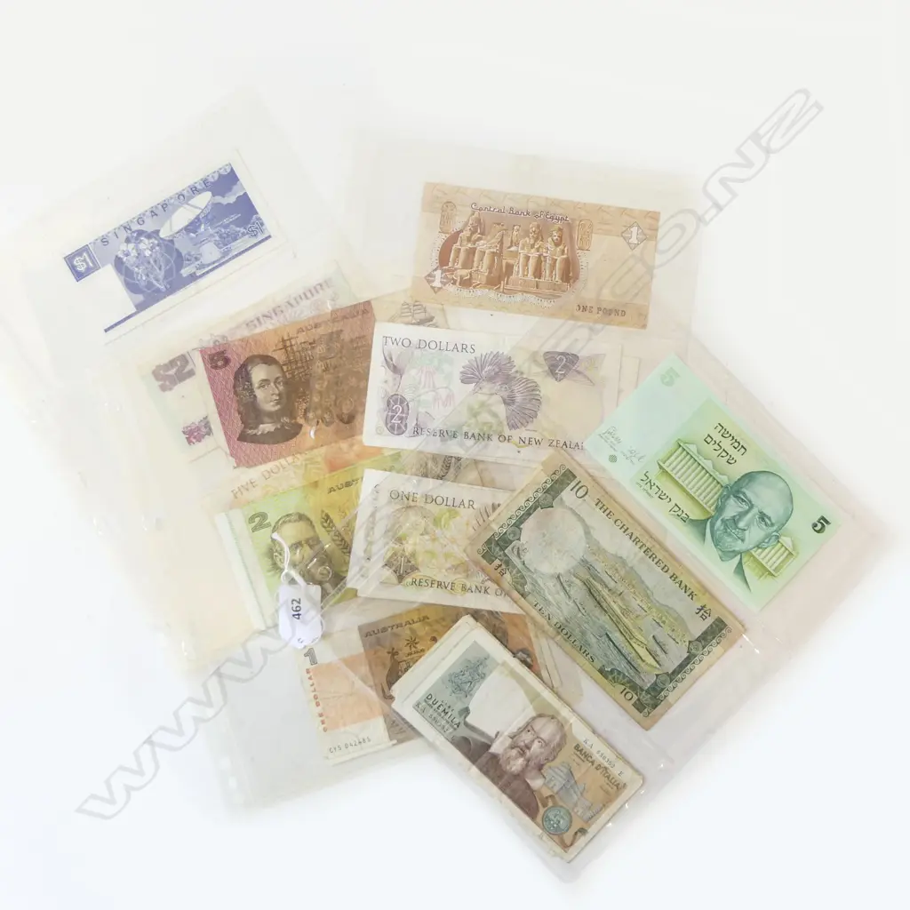 4 SHEETS WORLD BANK NOTES Image 1++