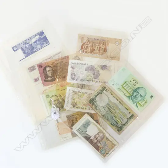 4 SHEETS WORLD BANK NOTES