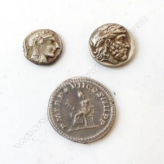 3 COPY ANCIENT ROMAN COINS 20mm dia