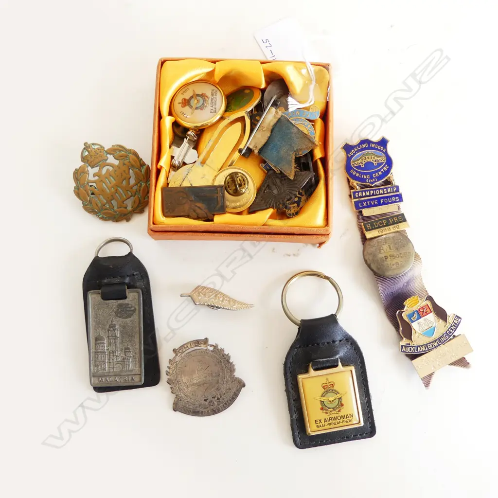 ASST NZ & INTERNATIONAL PINS & MEDALS  Image 1++
