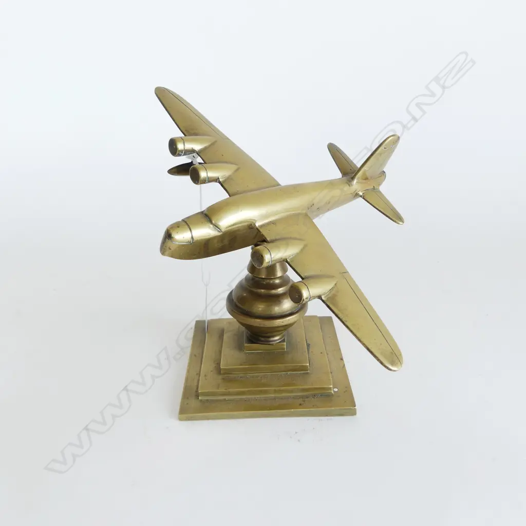 VINTAGE BRASS BOMBER ORNAMENT (FAULTS) Image 1++