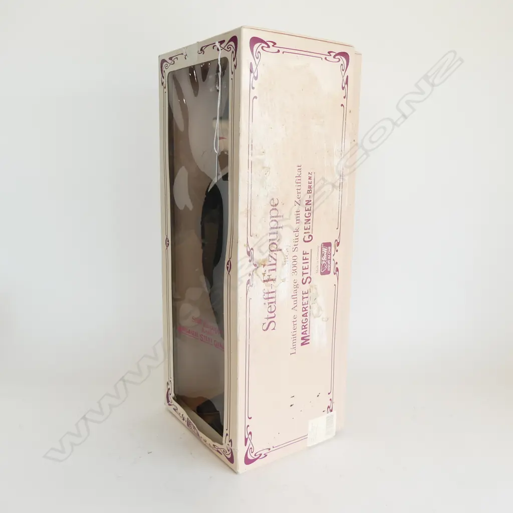 REPLICA STEIFF FELT DOLL; GENTLEMAN IN MORNING COAT H.480mm, BOXED Image 1++