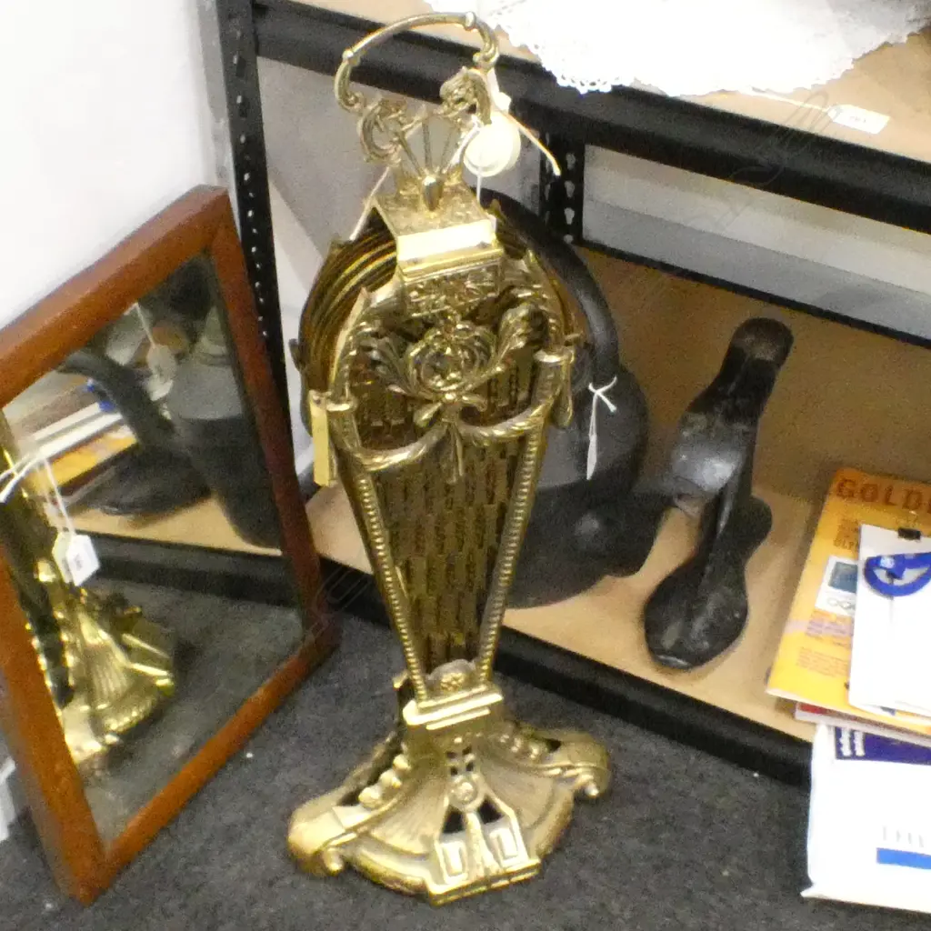 BRASS FIREPLACE COVER H.700mm Image 1++