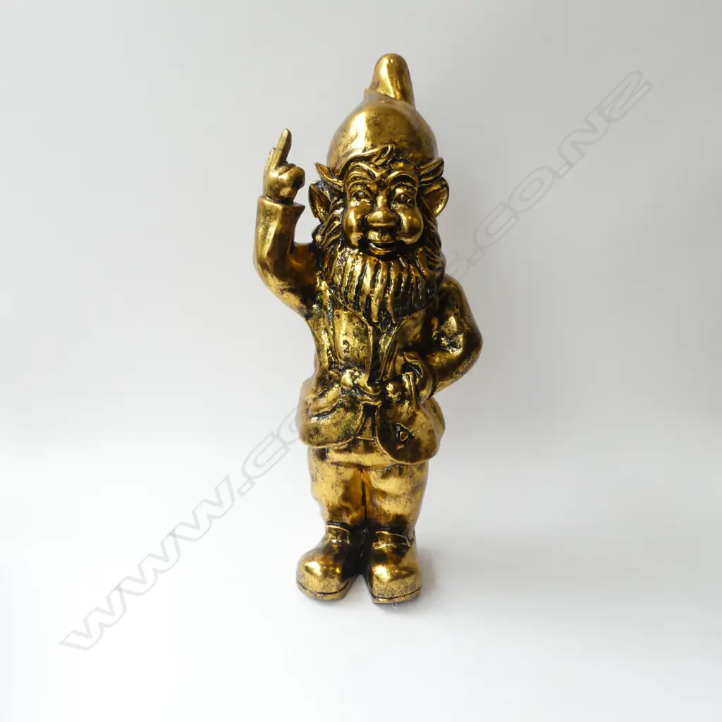GOLD RESIN GNOME H.620mm Image 1++