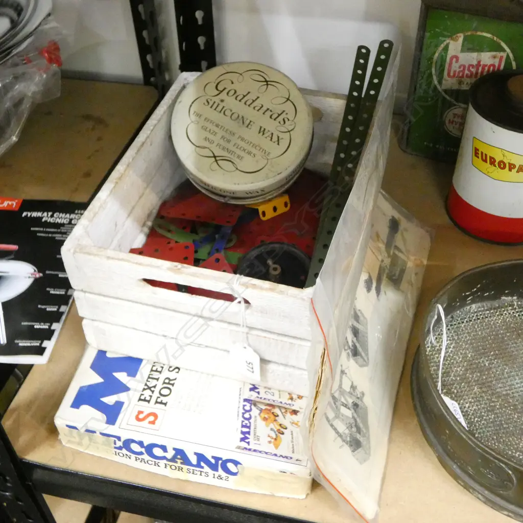 ASST MECCANO INCL INSTRUCTIONS& BOXED EXPANSION SET Image 1++
