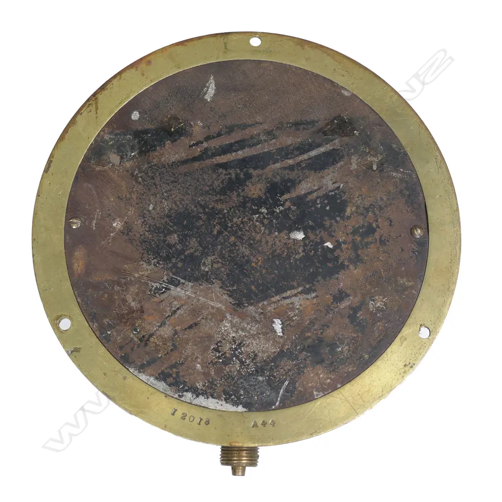 A vintage brass Dobbie McInnes 'Bourdon Gauge' pressure gauge, Image 1++