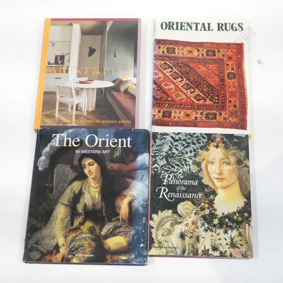 4 COFFEE TABLE BOOKS; ARTS INTEREST