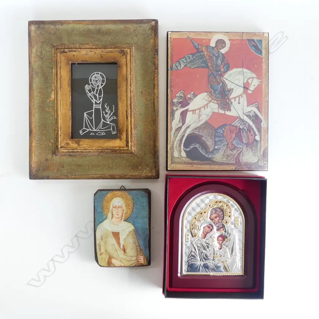 3 ICONS 255x190mm + FRAMED PRINT  Image 1++