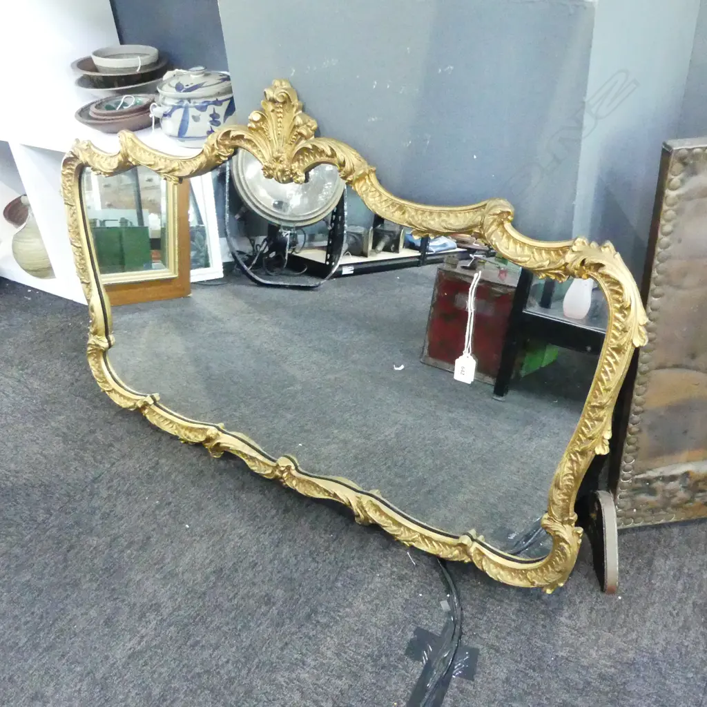 LG MIRROR, GILT METAL FRAME 660x1030mm Image 1++