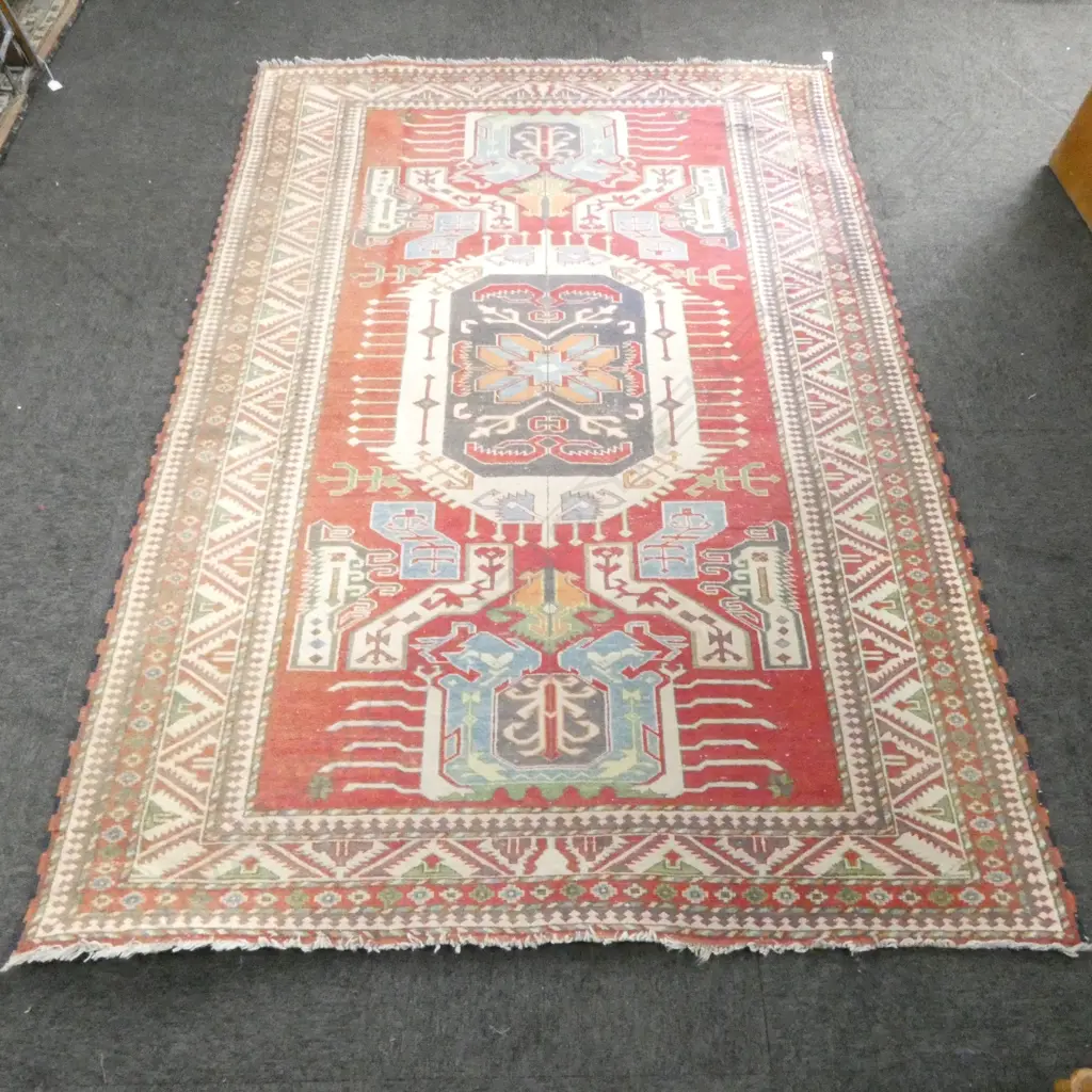 LG HAND KNOTTED ALL WOOL RUG 2050x1400mm Image 1++