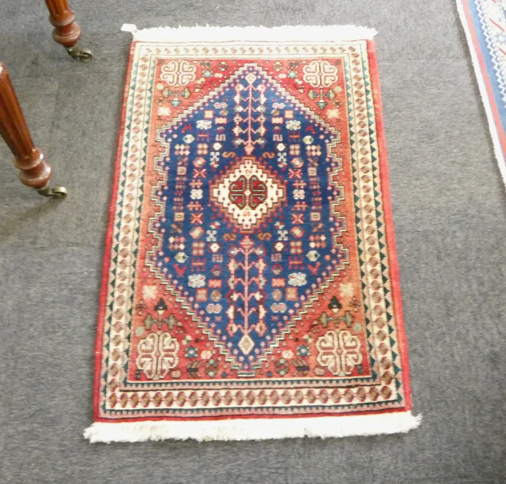 SMALL PERSIAN HAND KNOTTED RUG... Image 1++