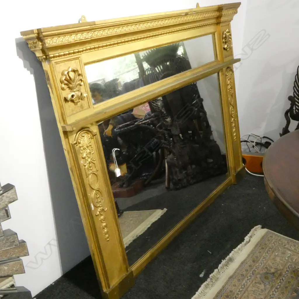 LG GILT OVER MANTLE MIRROR 1180x1590mm Image 1++