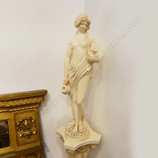 CLASSICAL RESIN FIGURE H.700mm ON STAND H.900mm