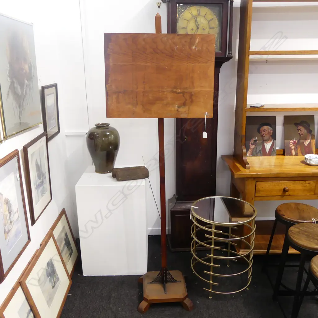 LG METAL & WOODEN SIGN/DISPLAY H.1860mm Image 1++