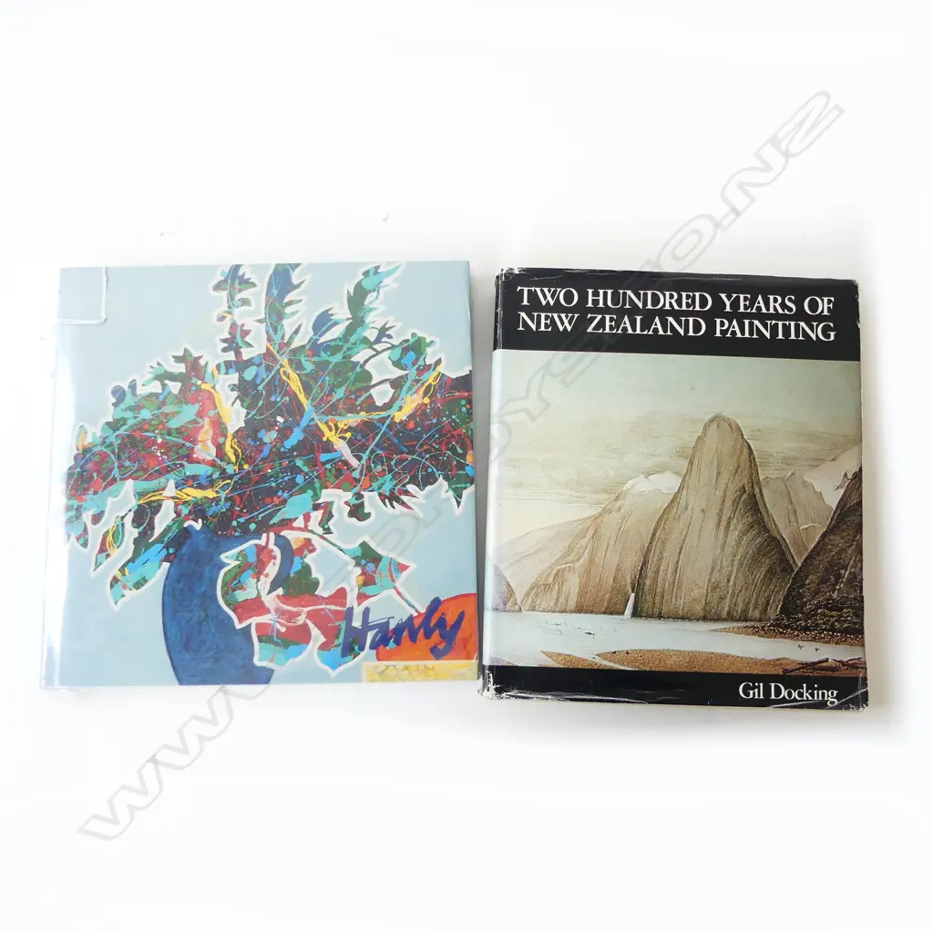 2 ART BOOKS; PAT HANLY & 200 YEARS OF NZ PAINTING Image 1++