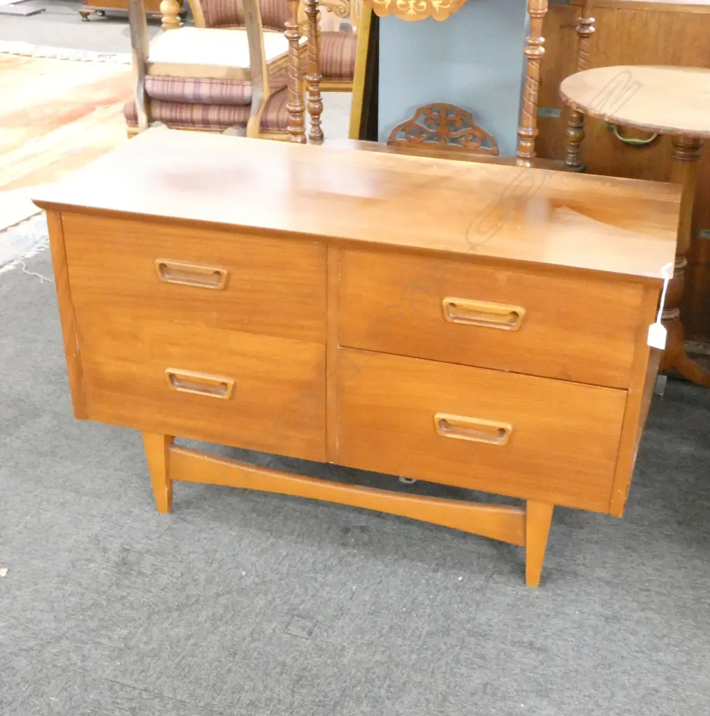 RETRO CHEST OF 4 DRAWERS 985x420x620mm Image 1++