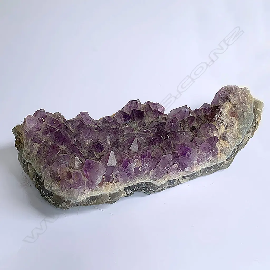 AMETHYST CRYSTAL ROCK SLICE L.250mm Image 1++
