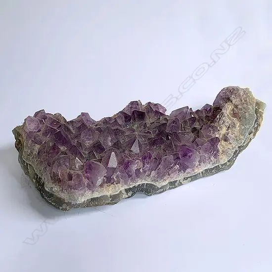 AMETHYST CRYSTAL ROCK SLICE L.250mm