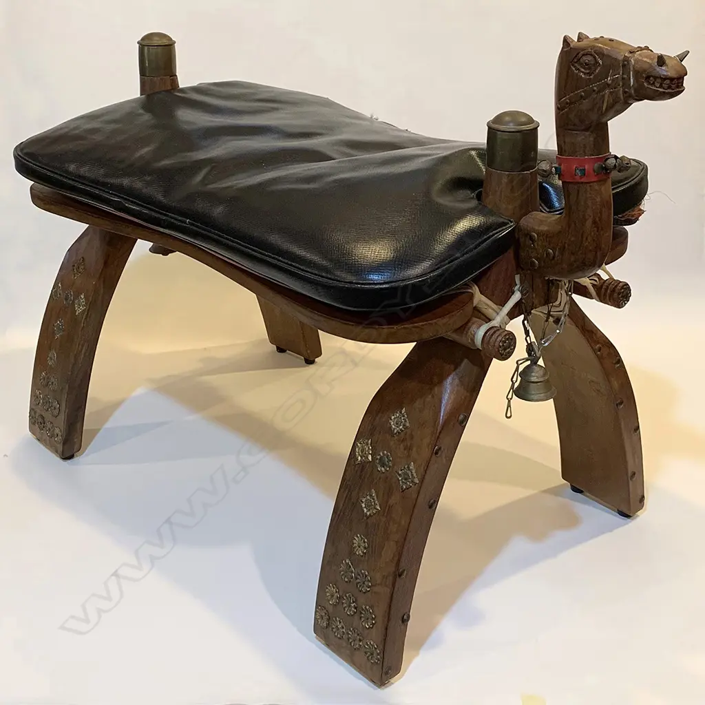 VINTAGE MOROCCAN CAMEL SADDLE W.650mm Image 1++