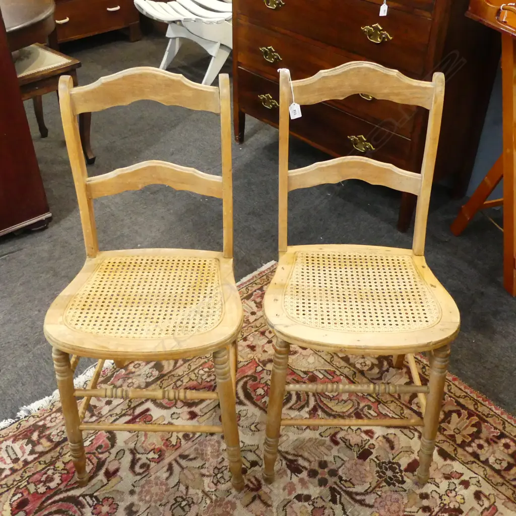 PR COUNTRY STYLE CHAIRS, CANED SEAT Image 1++