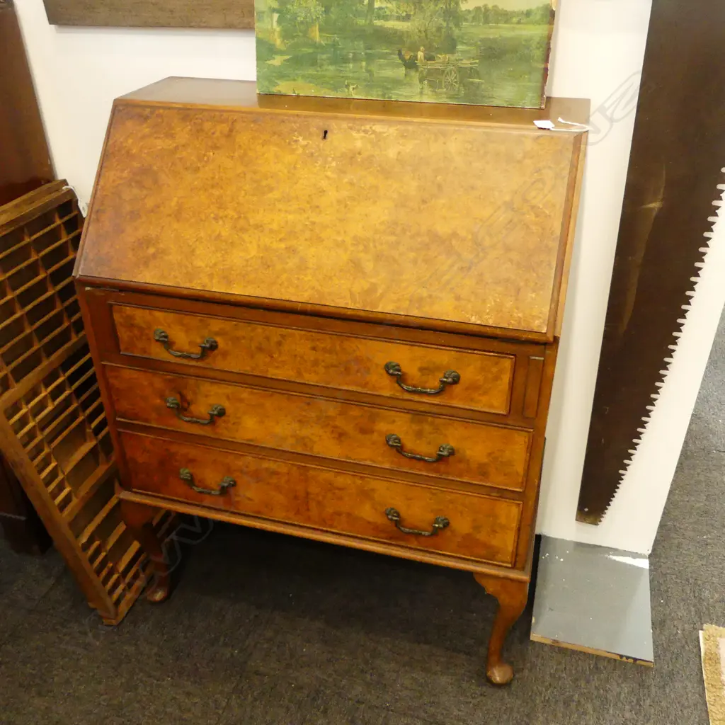 OAK DROP FRONT DESK 800x410x1010mm Image 1++