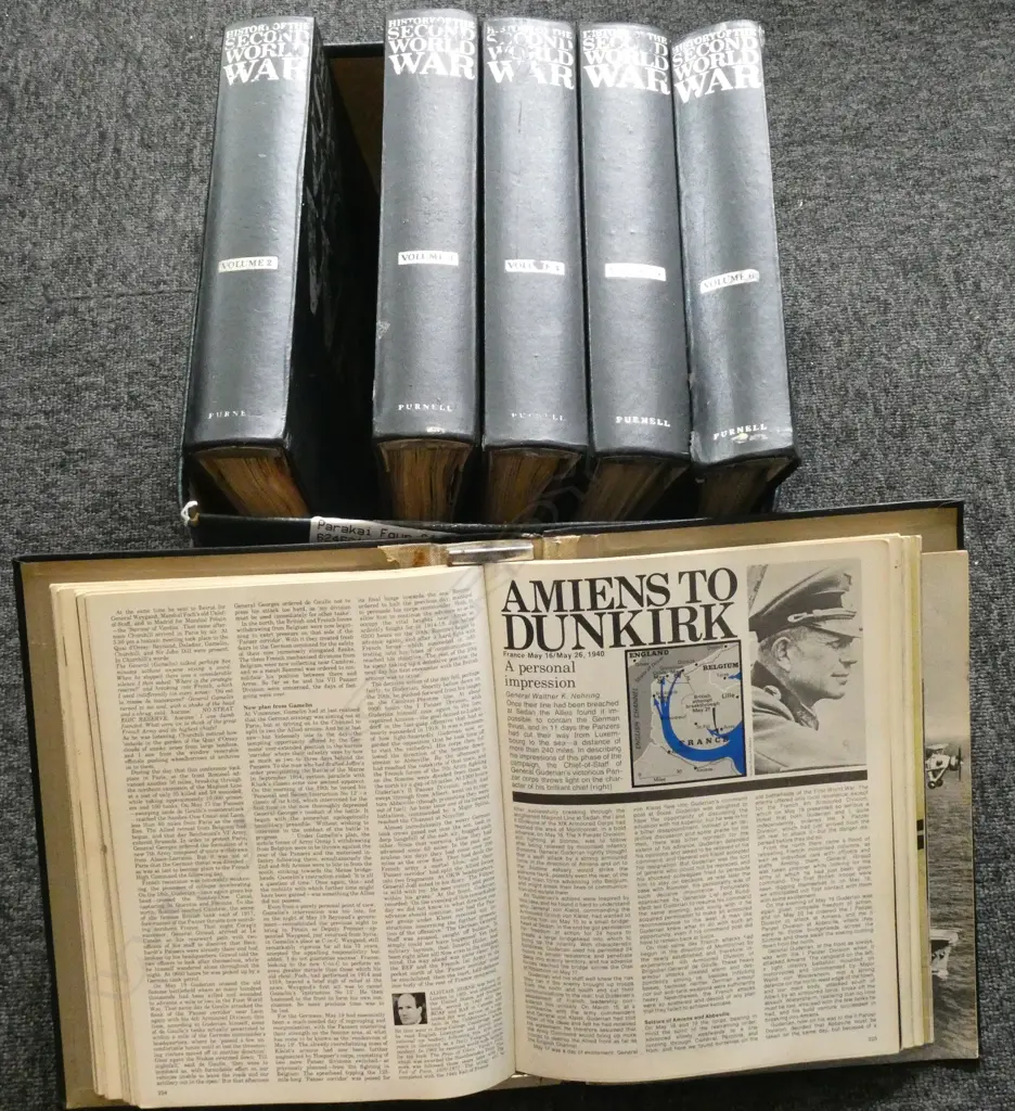 6 VOLS. HISTORY OF THE SECOND WORLD WAR Image 1++
