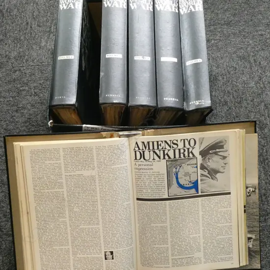 6 VOLS. HISTORY OF THE SECOND WORLD WAR