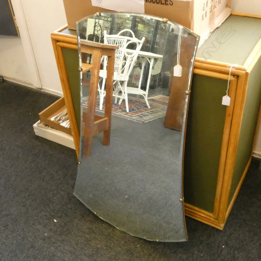 VINTAGE BEVEL EDGED MIRROR 910x570mm Image 1++