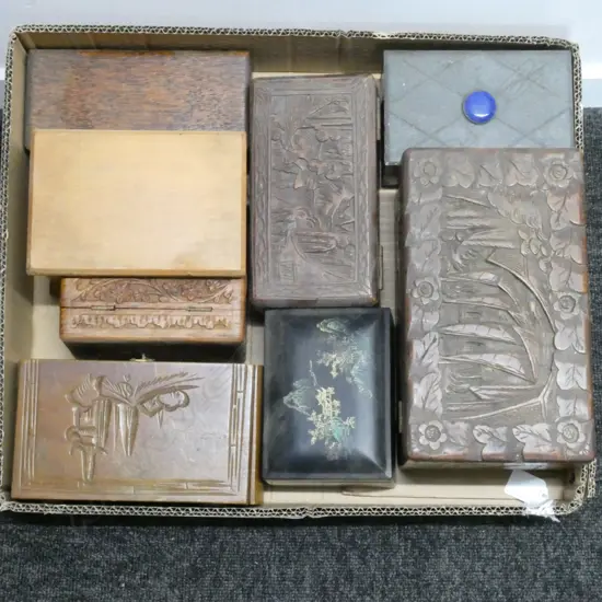 COLLECTION OF 12  TRINKET BOXES