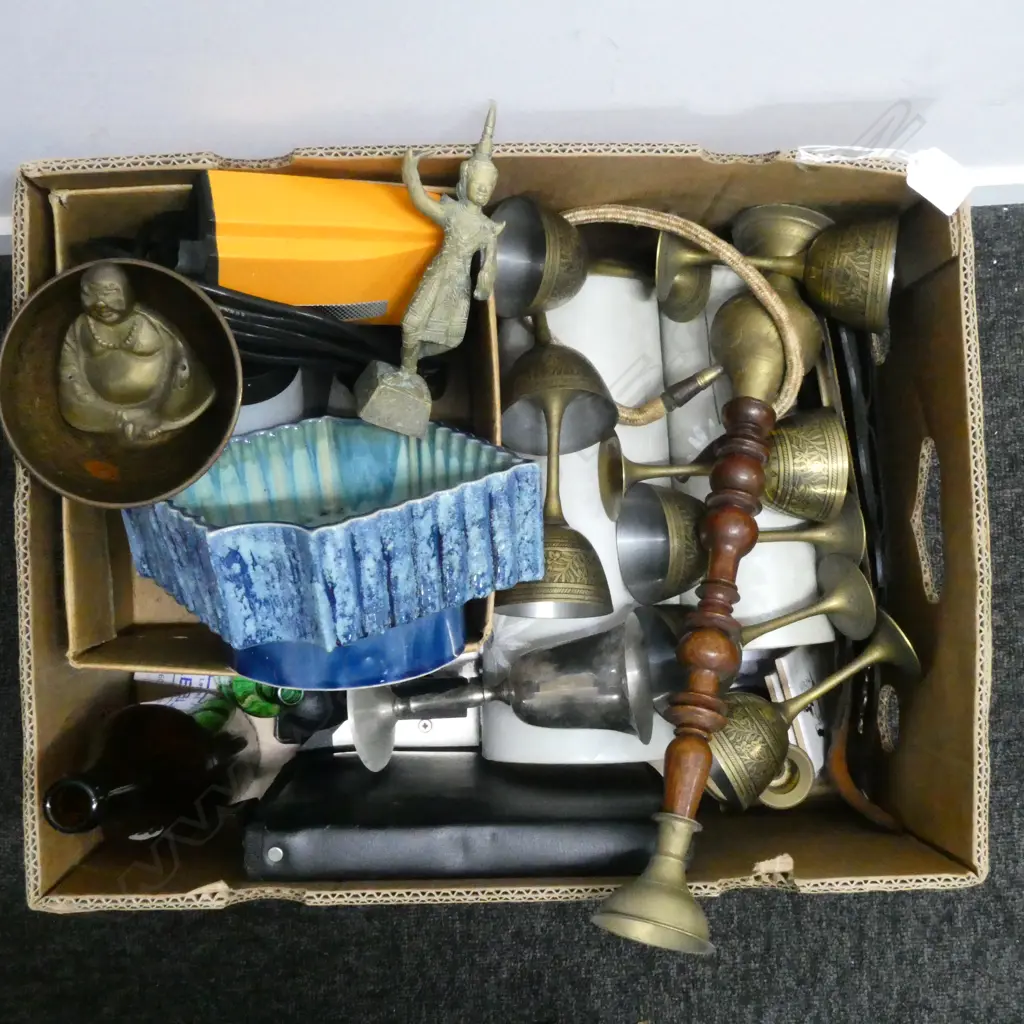 MIXED BOX CHINA  BRASS HOOKER GOBLETS SPRAY PAINTER ETC Image 1++