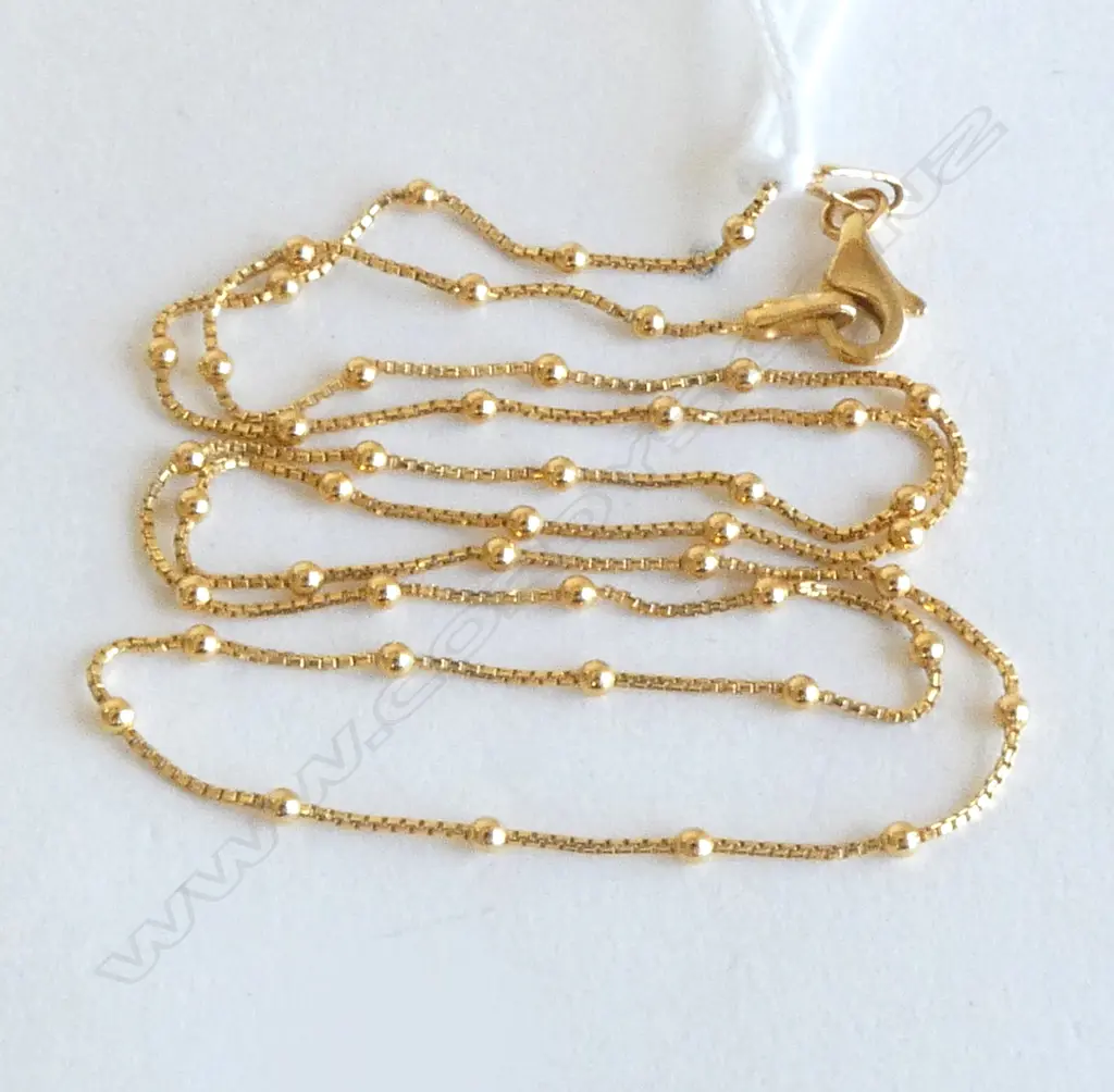 22CT NECKLACE L.460mm 3.6gms Image 1++