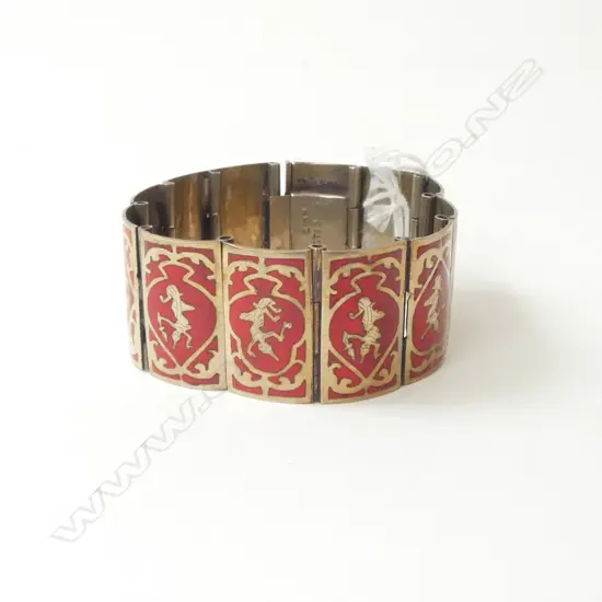 SIAM SILVER & ENAMEL BRACELET (CD13655)