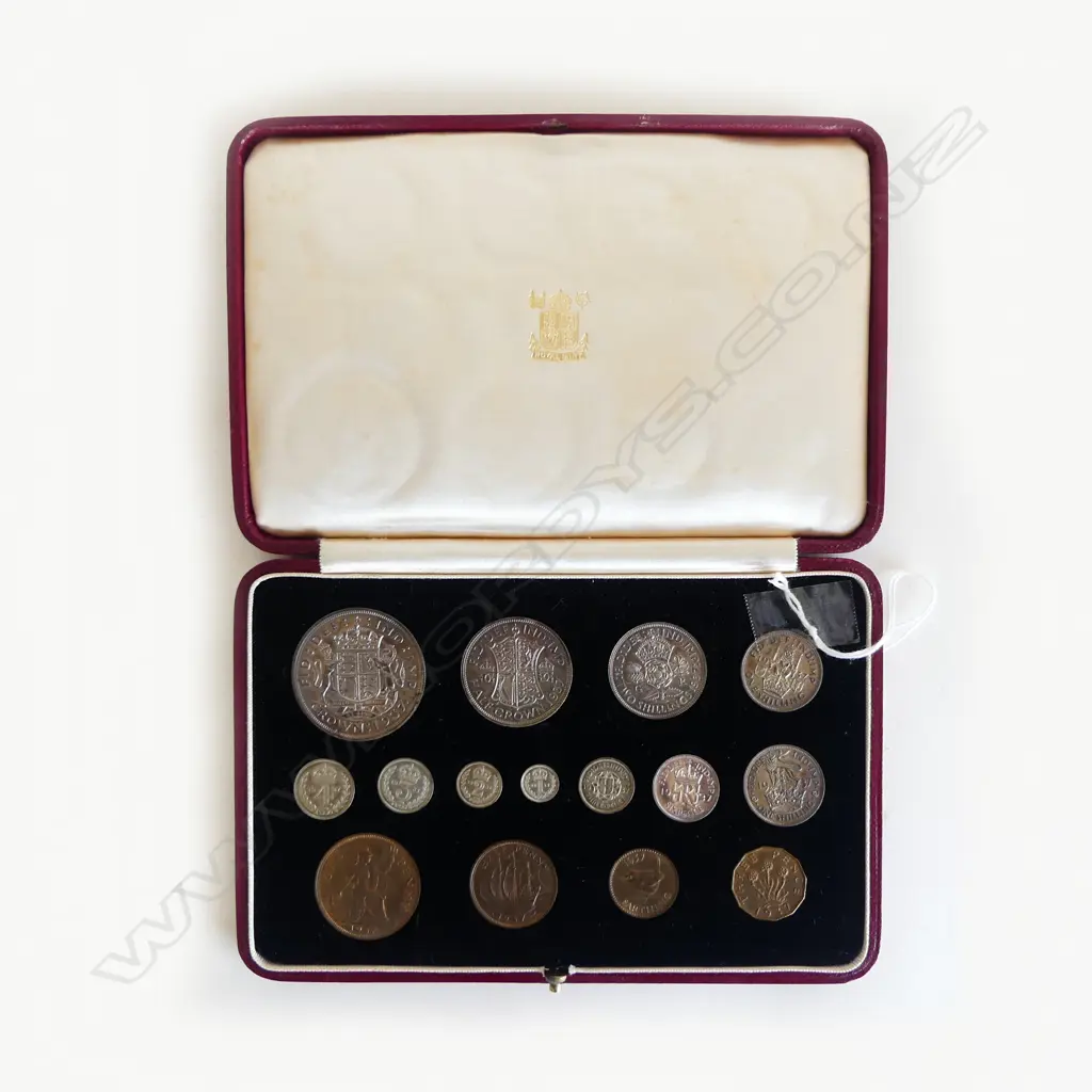 1937 KING GEORGE VI CORONATION PROOF COIN SET (CD7794) Image 1++
