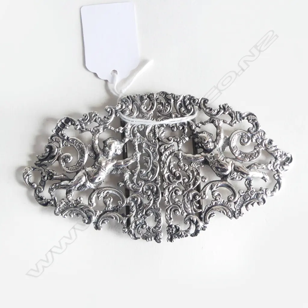 S/SILVER BELT BUCKLE  CUPID DESIGN 55GMS Image 1++
